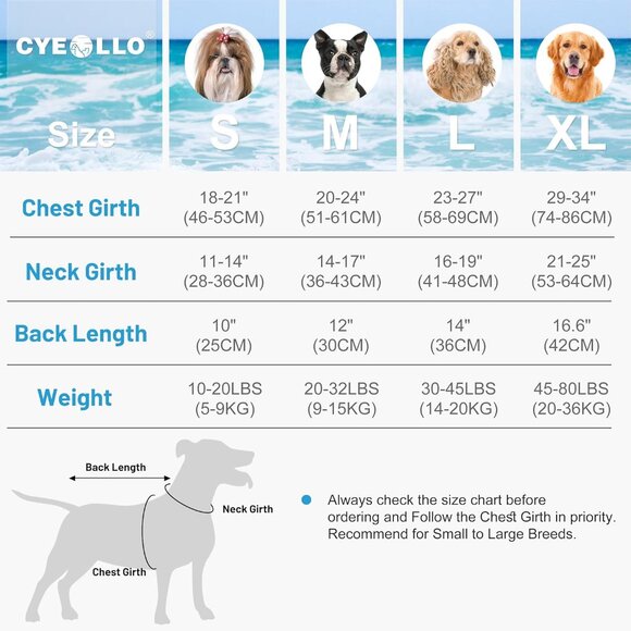 L Dog Life Jacket Reflective Vest with Chin Float Adjustable Safety Handle NEW - Picture 6 of 6